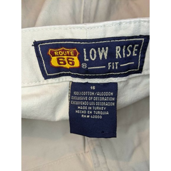 Route 66 Size 16 Khaki Skirt Low Rise Modest Lace Up Womens - Picture 6 of 7